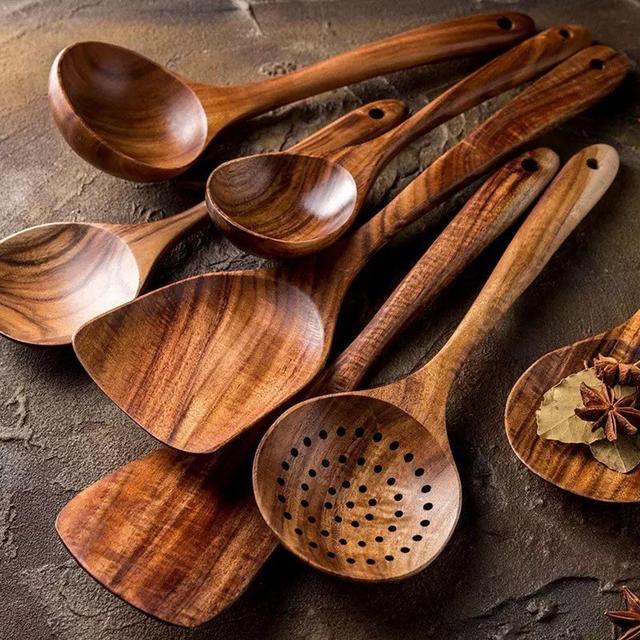 Wooden Kitchen Tableware