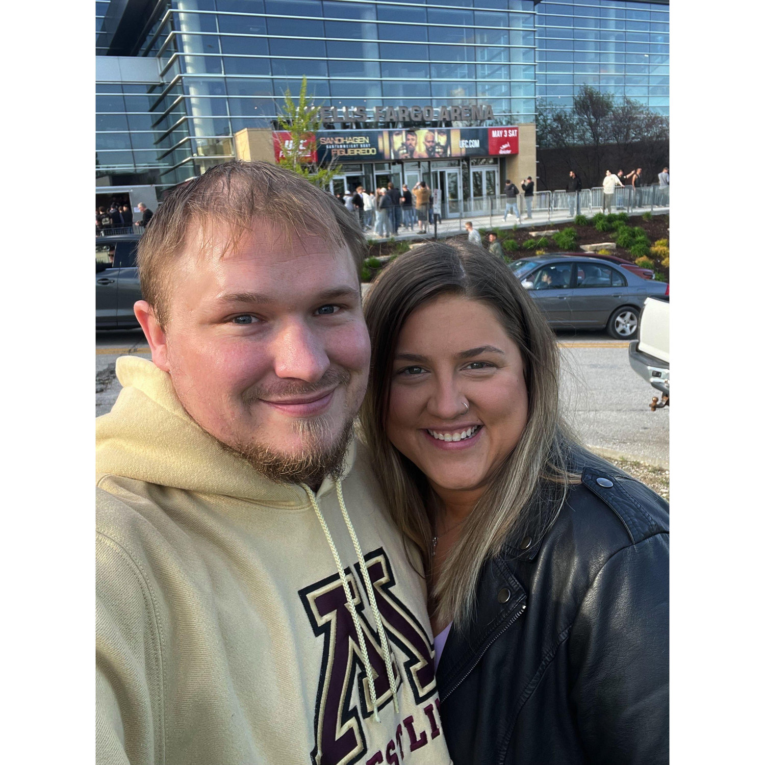 Sam's 1st UFC fights in Des Moines, IA