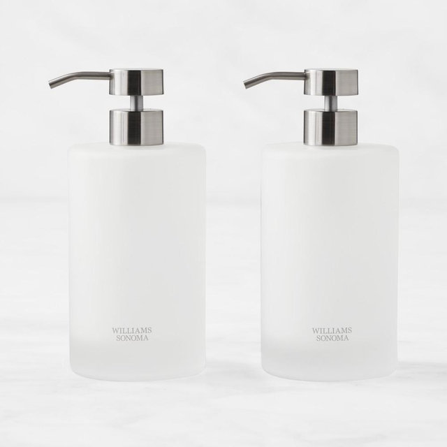 Hold Everything Frosted Soap & Lotion Dispenser, Set of 2