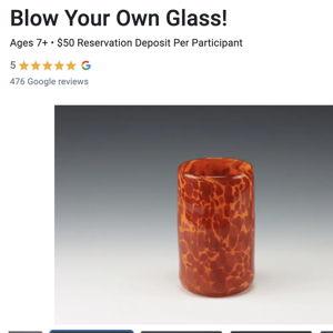 Glass Blowing Class