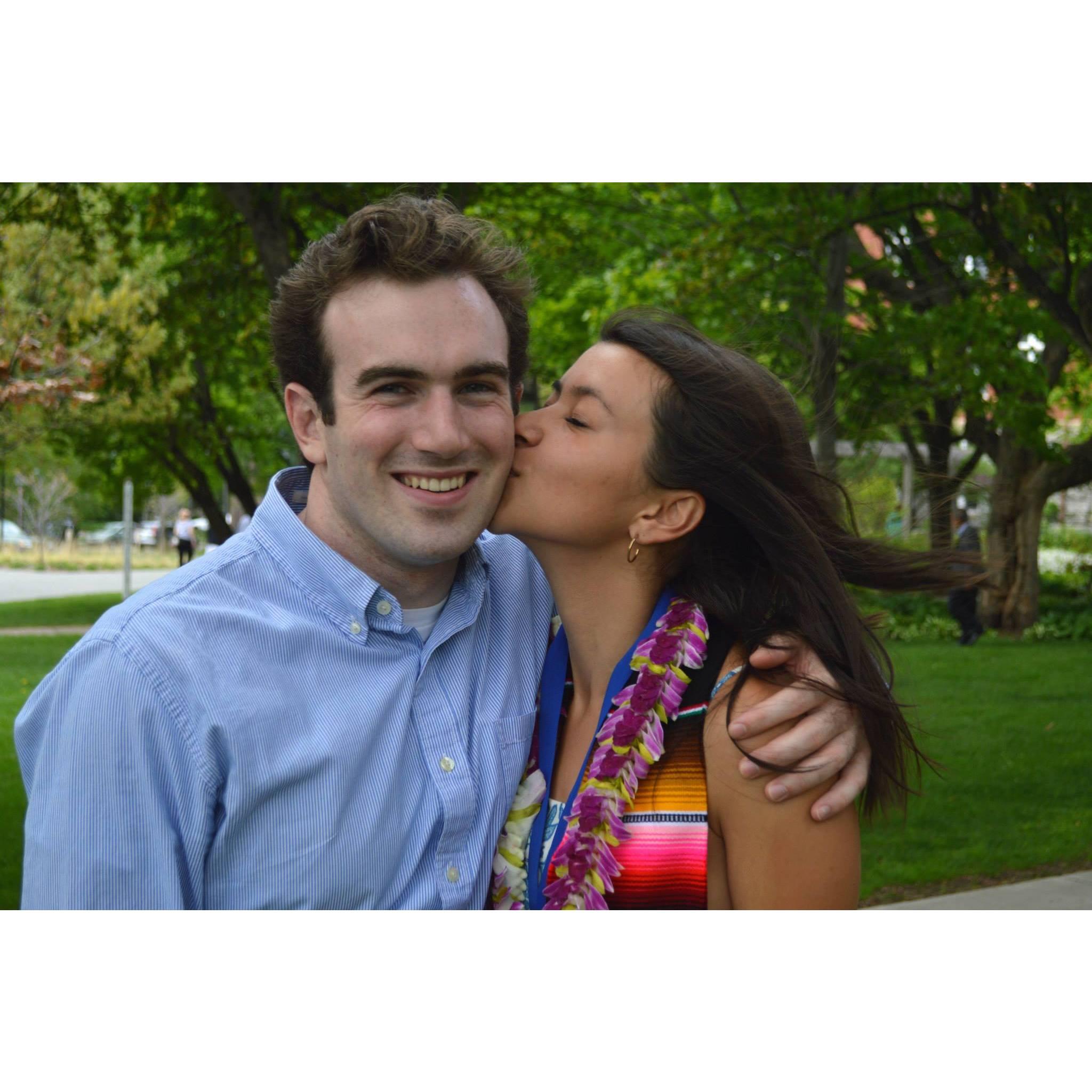 Carolyn's college graduation. St Paul, MN. 2015.