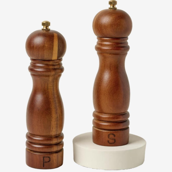 Wood Salt & Pepper Grinder Set