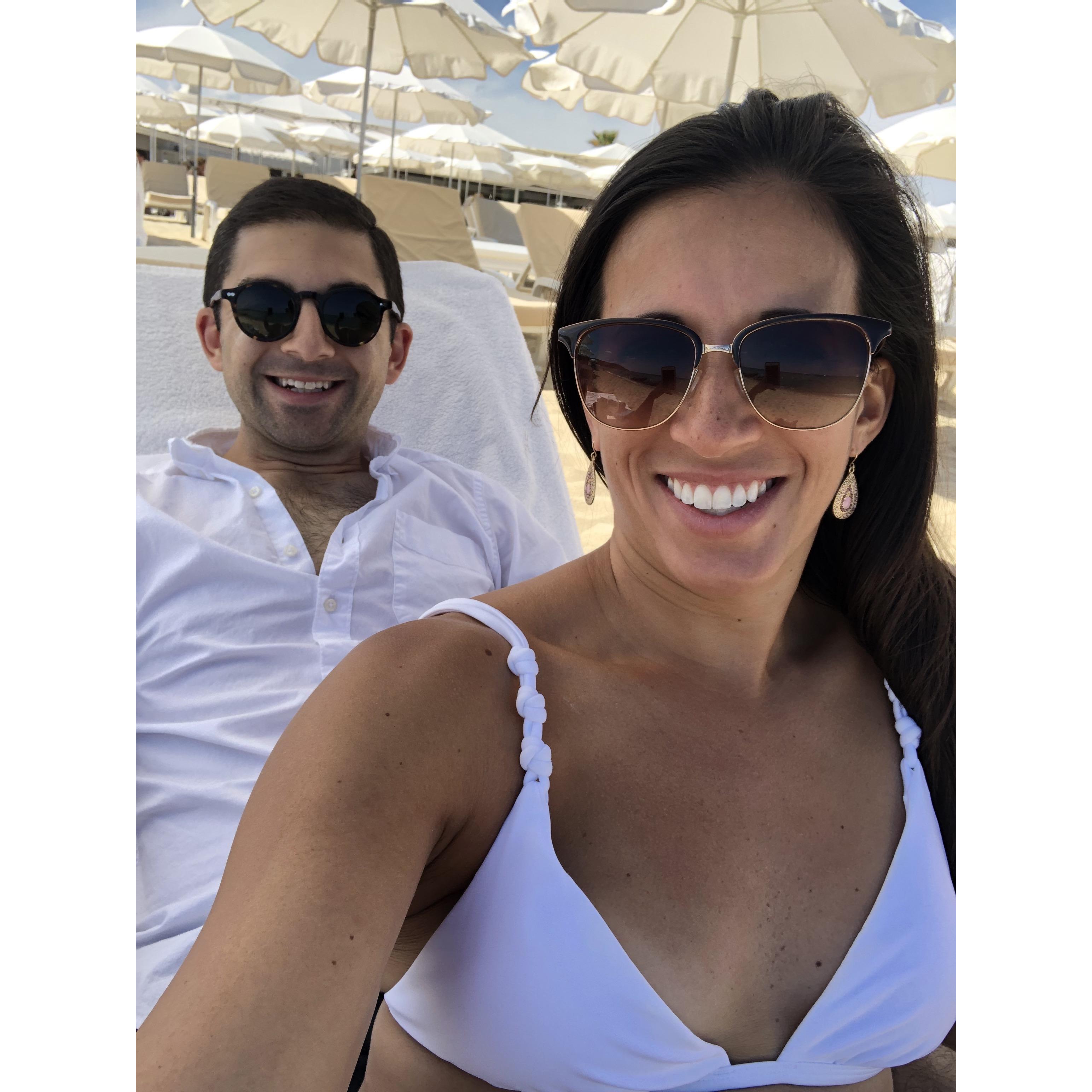 Beach day in St Tropez, 2018