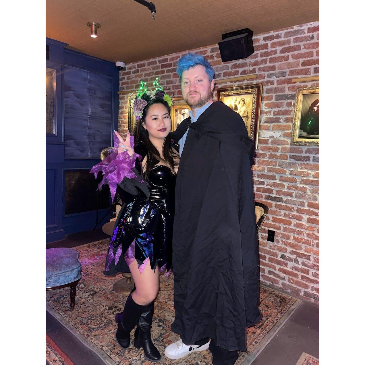 Disney DJ night dressed as villains- January 2024