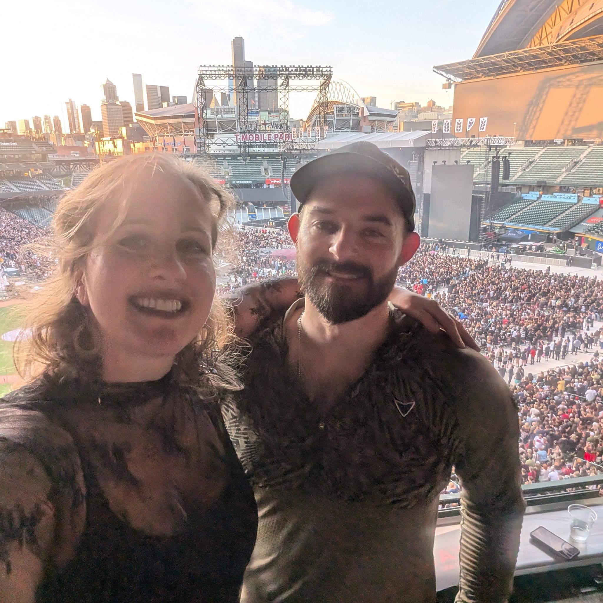 Our first concert as a couple, My Chemical Romance. Thanks to Zach and Janelle for the invite!