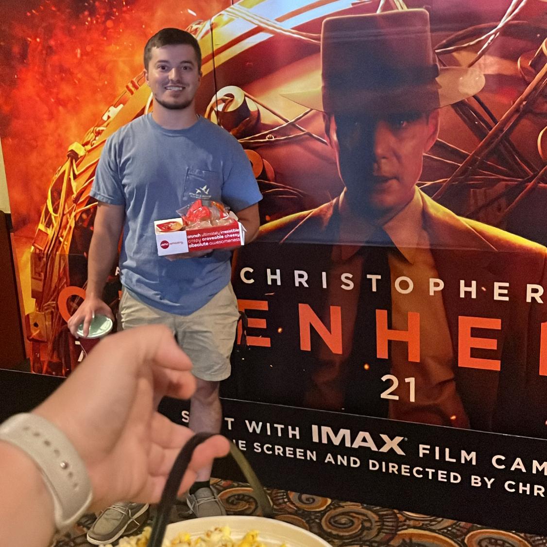 Our favorite date - the movies!
