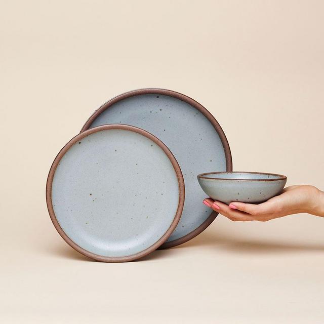 3 Piece Pottery Dinner Set