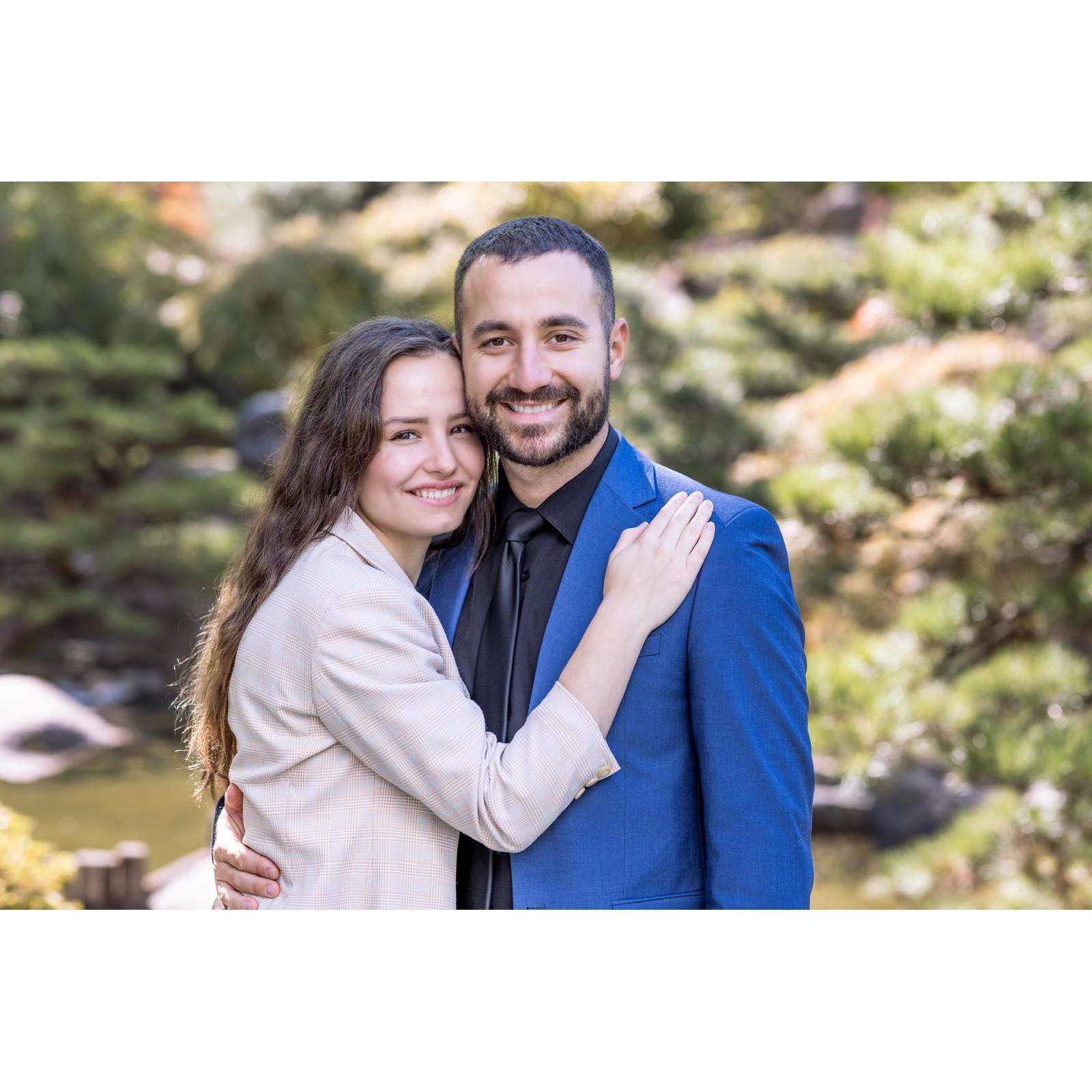 Renato celebrating getting his house...