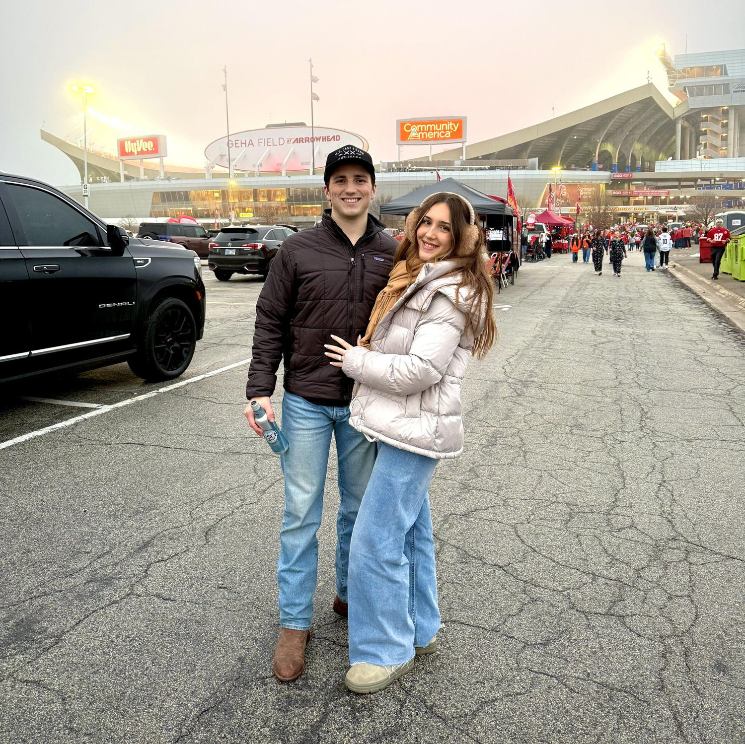 First Christmas together in Kansas City! Go Chiefs!