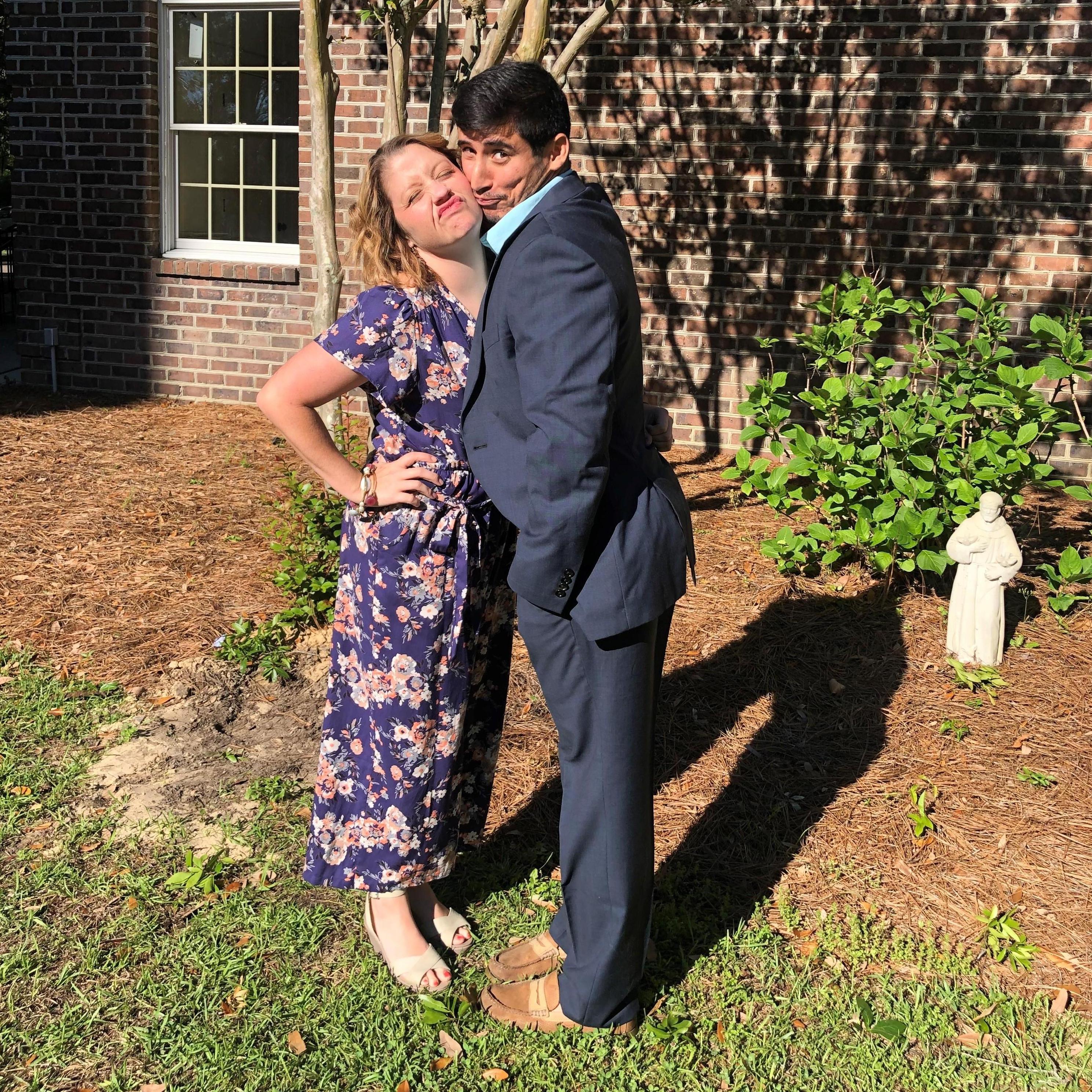 Those that are around us most often know that we don't take serious pictures very often!