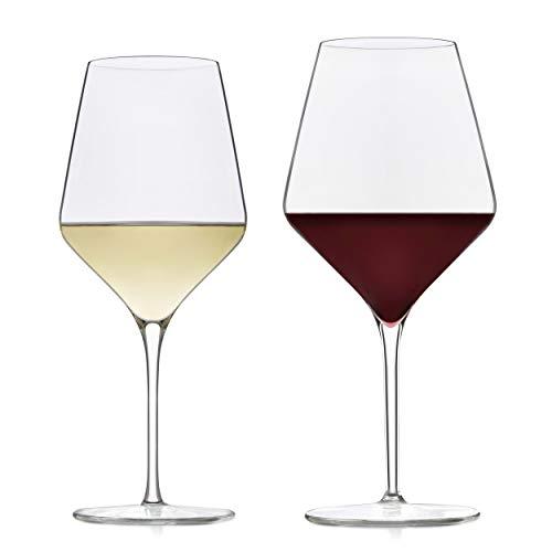 Libbey Signature Greenwich 12-Piece Wine Glass Party Set for Red and White Wines