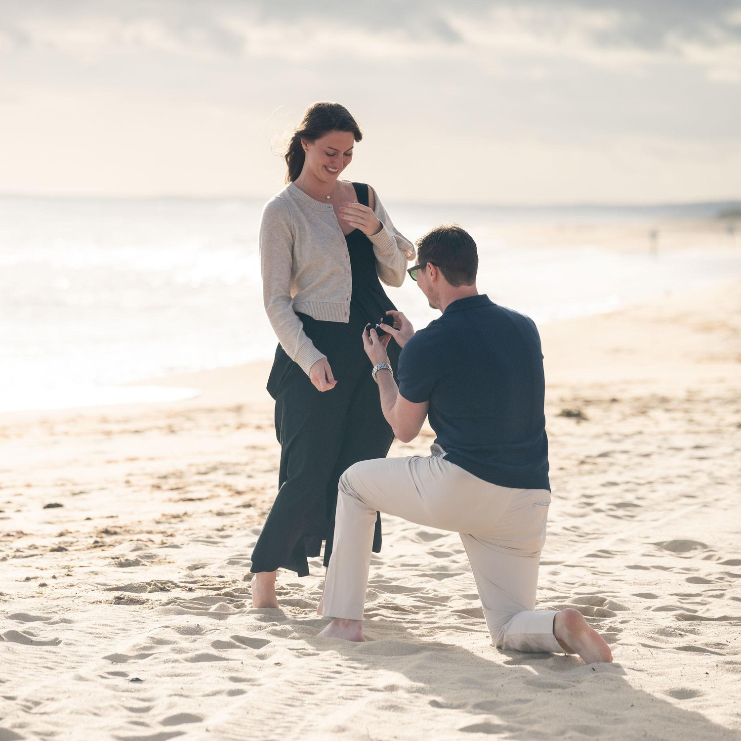 Frank popping the big question!