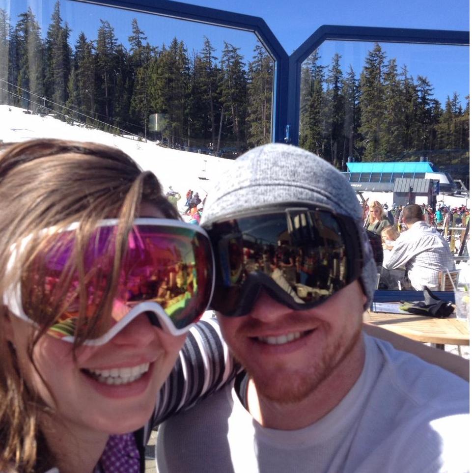Our first bluebird day at Mt. Bachelor!