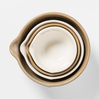 Cravings by Chrissy Teigen 4pc Measuring Cup Set White/Gray