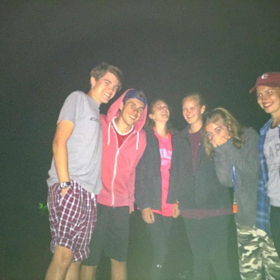 Throughout high school, they did a lot of travelling with their church. This photo is with some friends in Prague, Czechia where they served at a camp.