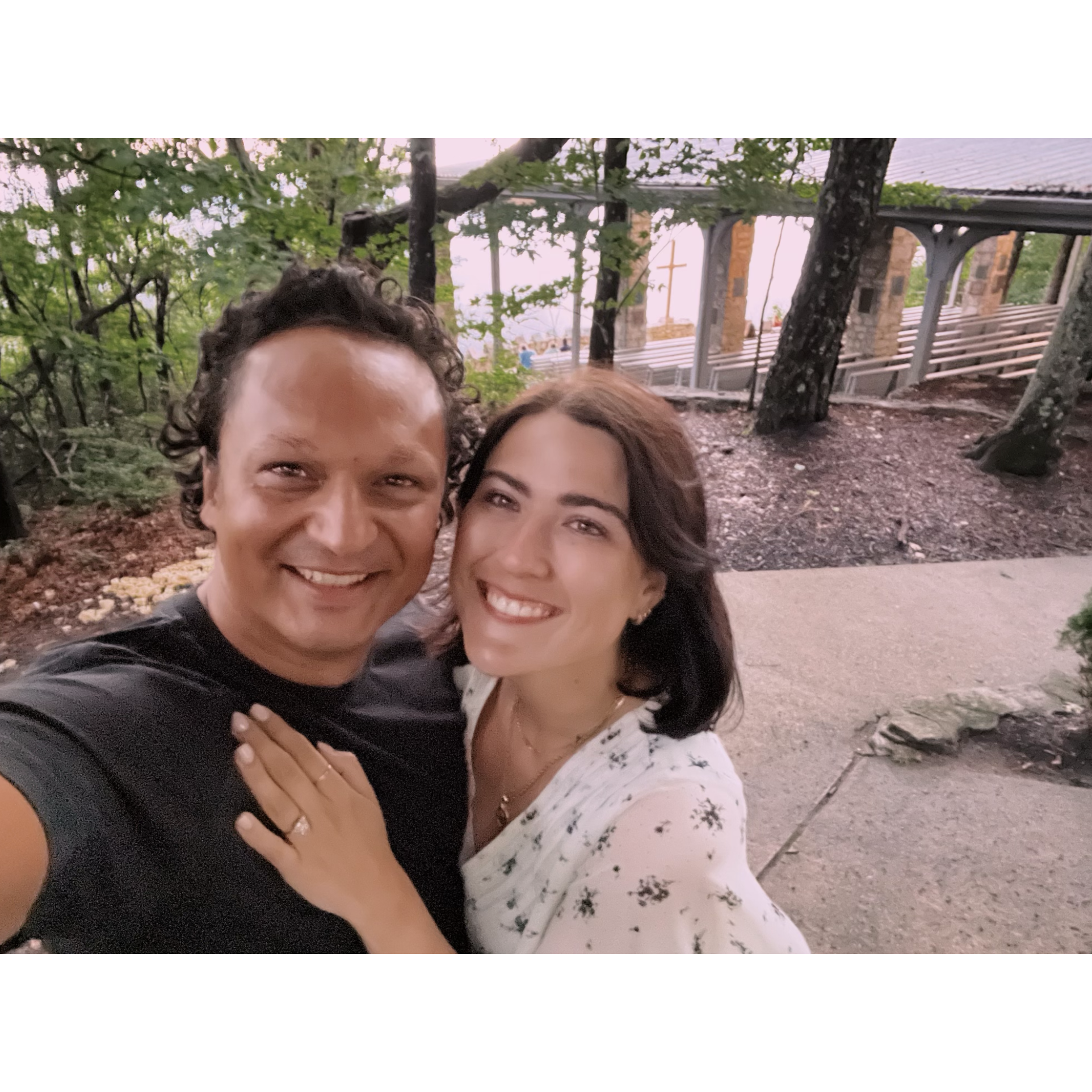 Just after we got engaged!