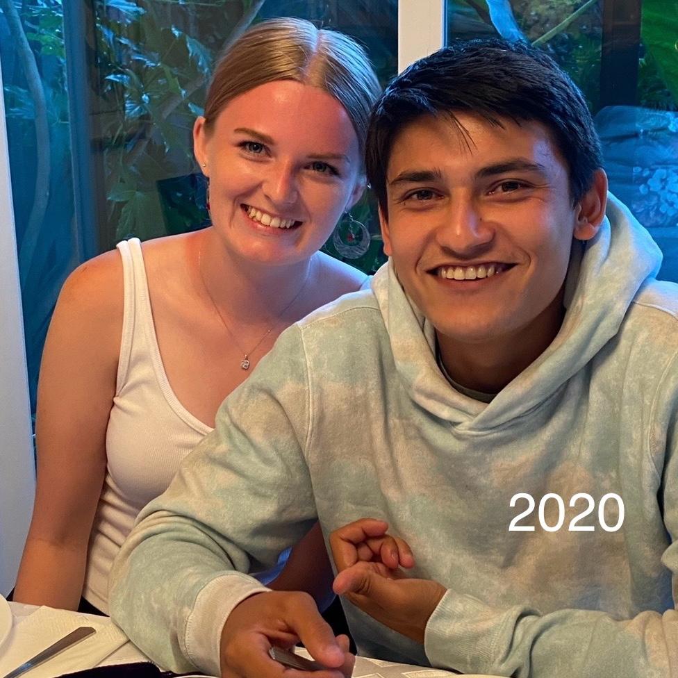 We don't have many photos from the year 2020 because of the pandemic, but we were able to make the drive up to Palo Alto to visit Matt's family.