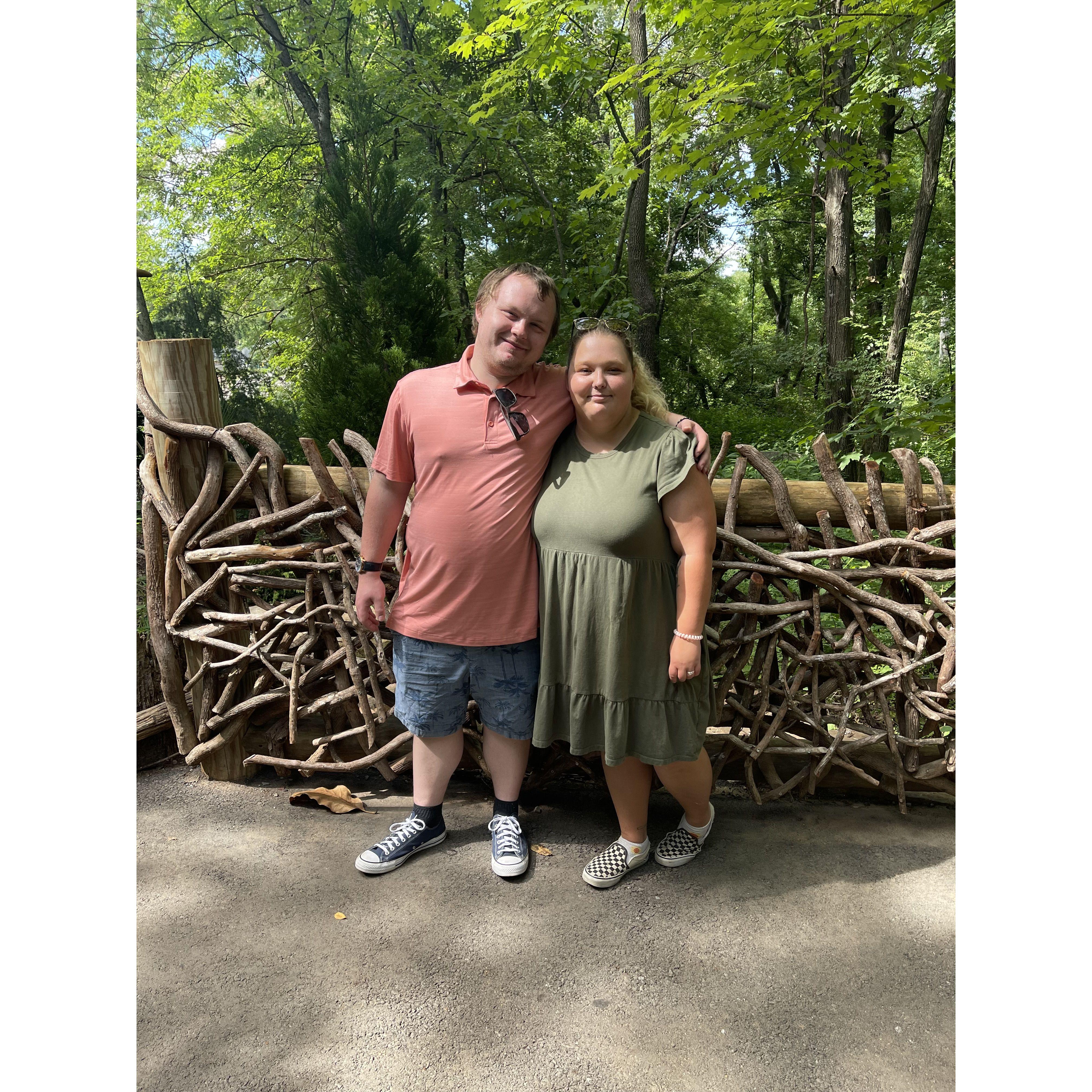 Our first trip to the zoo.
