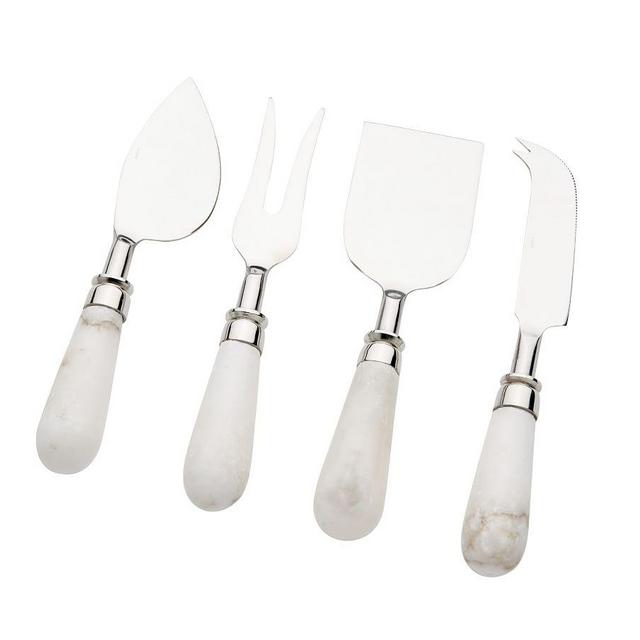 Marble Cheese Knives, Set of 4