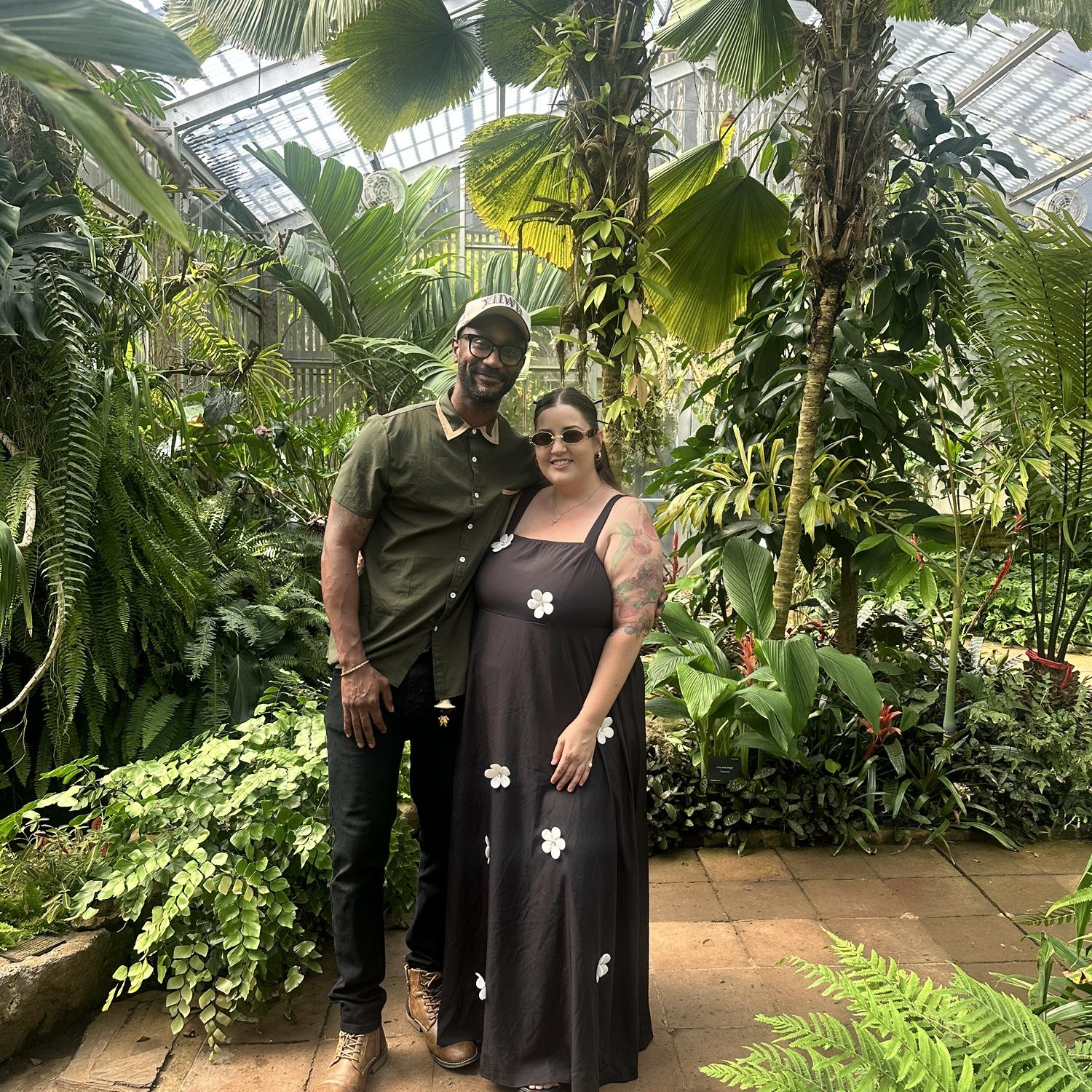 Moments after our engagement