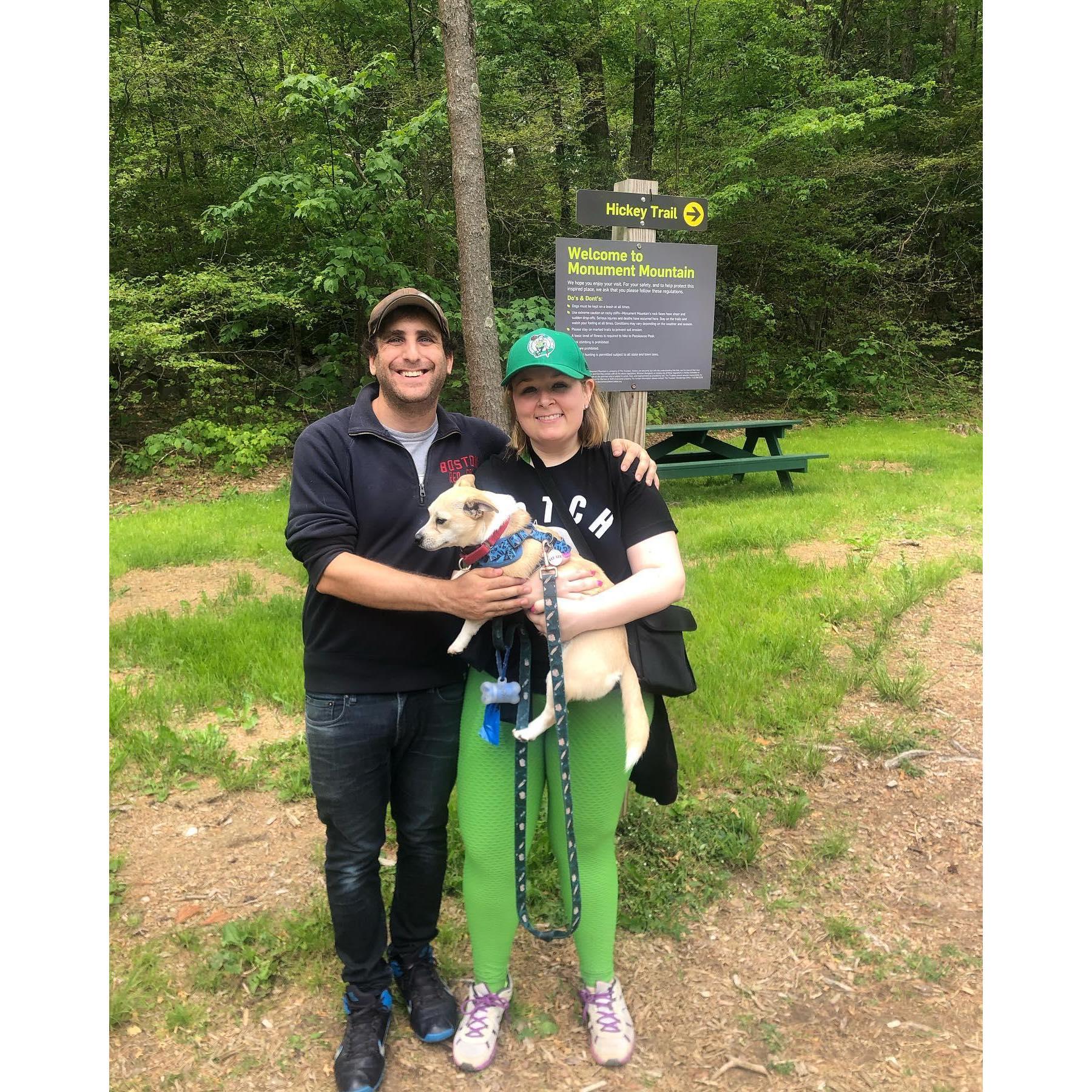 Penny was a champ during this hike in the Berkshires!