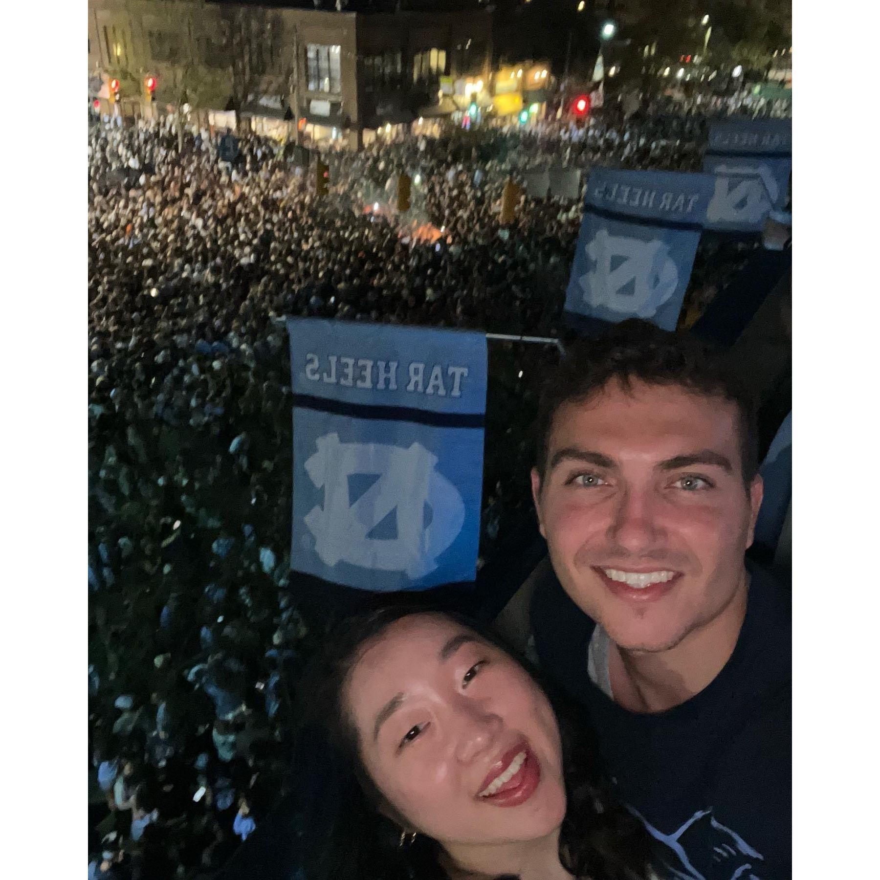 04.02.2022 - Witnessing the end of a rivalry together. UNC is the better blue indeed.