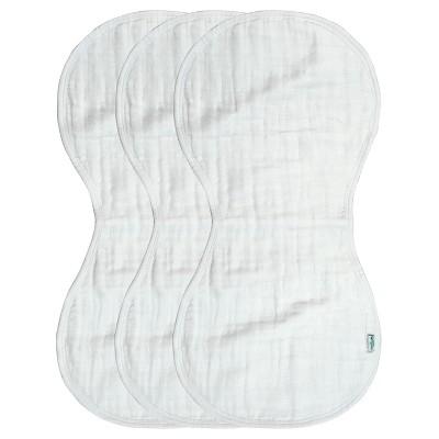 Green Sprouts - green sprouts® Organic Cotton Muslin Burp Cloths 3 pack - White