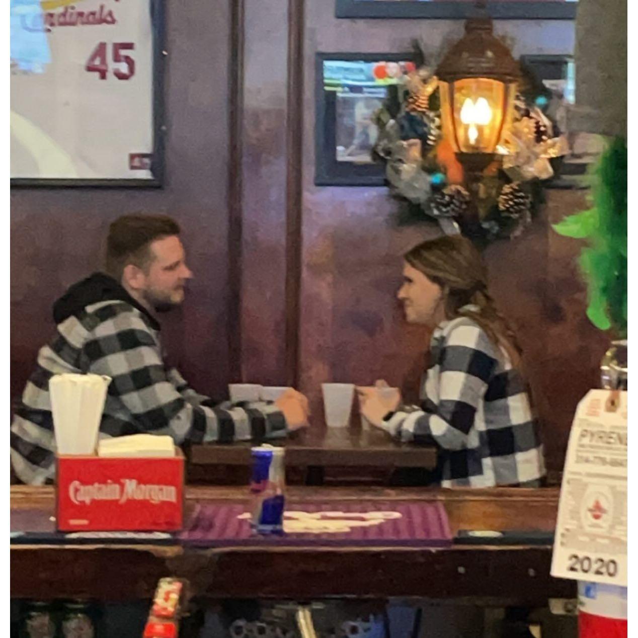 Our first date!