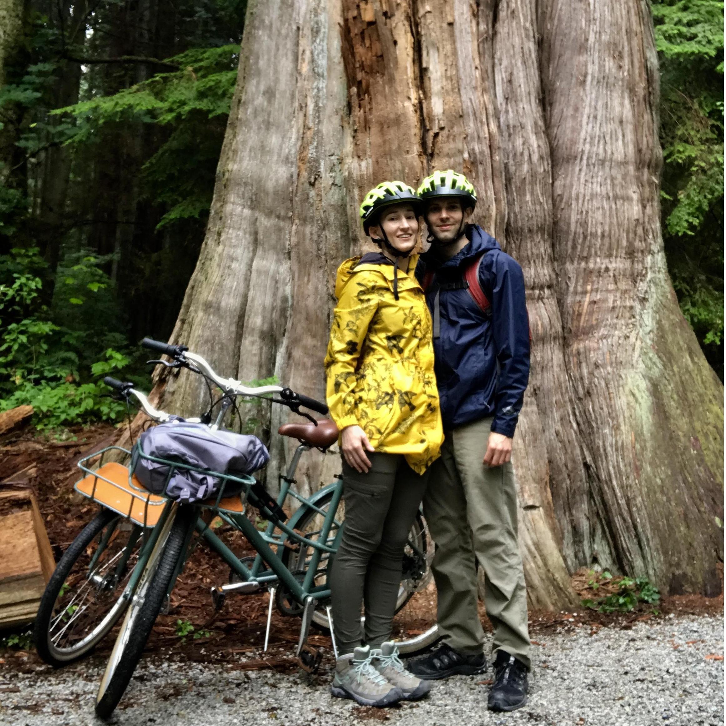 Biking in Stanley Park