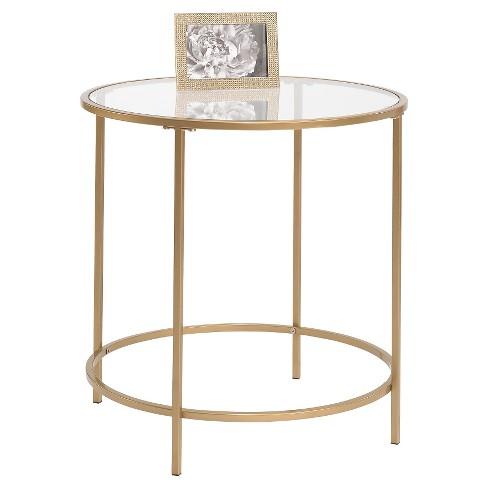 International Lux Side Table - Satin Gold