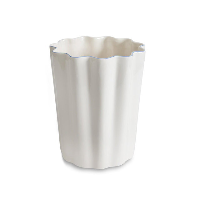 Cassadecor Mare Porcelain Wastebasket