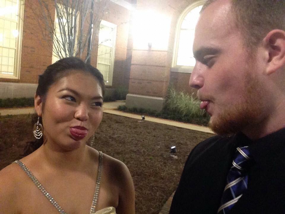 Josh and Mollie's first college dance together was junior year. It was the homecoming dance.