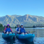 Kayak on the Columbia River
