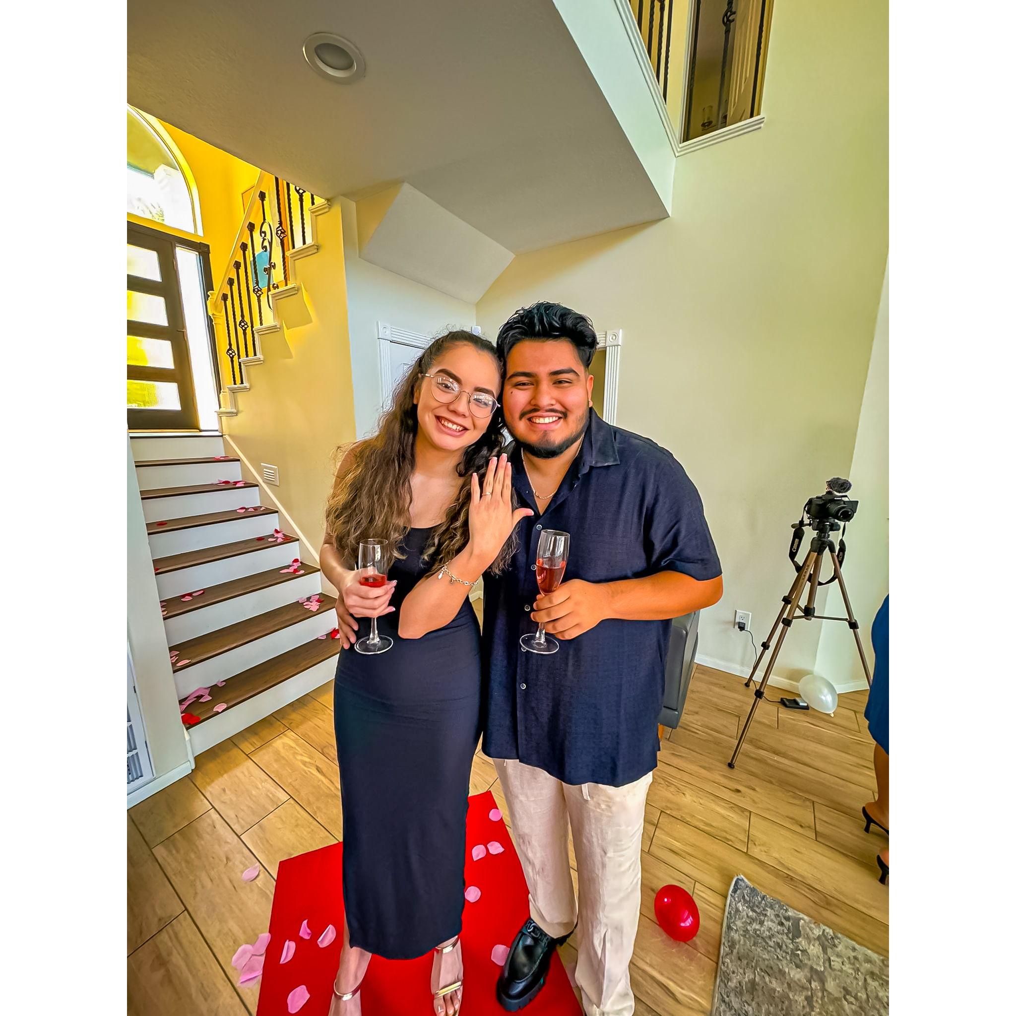 FIRST PICTURE AFTER THE PROPOSAL