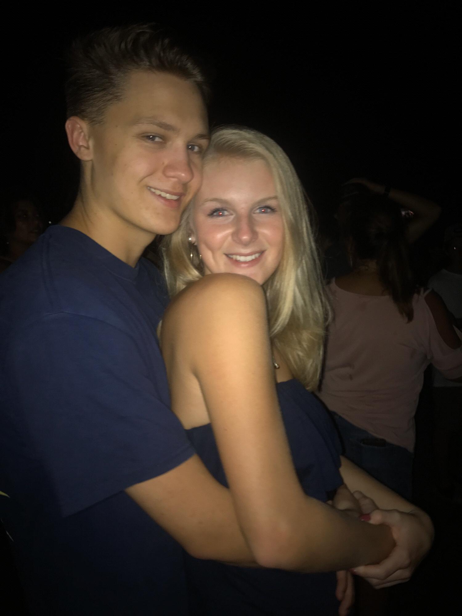 One of our first pictures together at a Luke Bryan concert in 2017