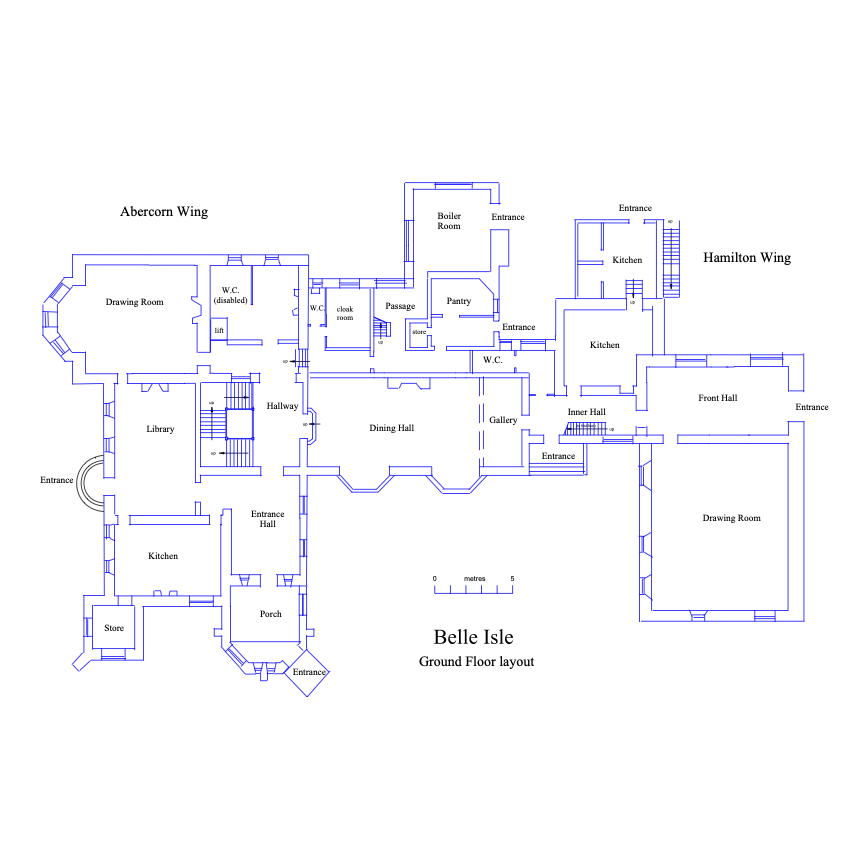Belle Isle Castle Ground Floor