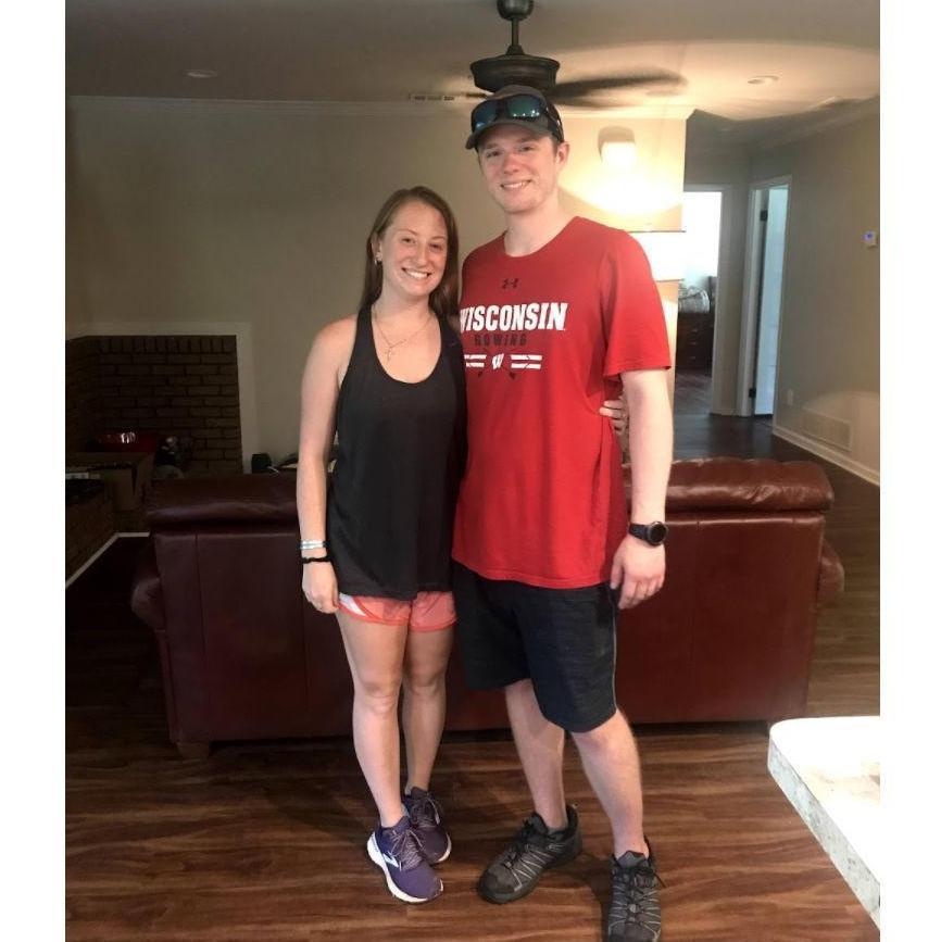 First picture in our first home- August 2021