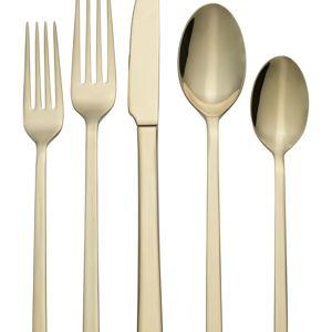 Allay Champagne 20 Piece Everyday Flatware Set