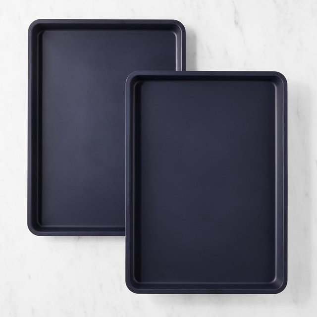 Williams Sonoma Nonstick Half Sheet Pan, Navy, Set of 2