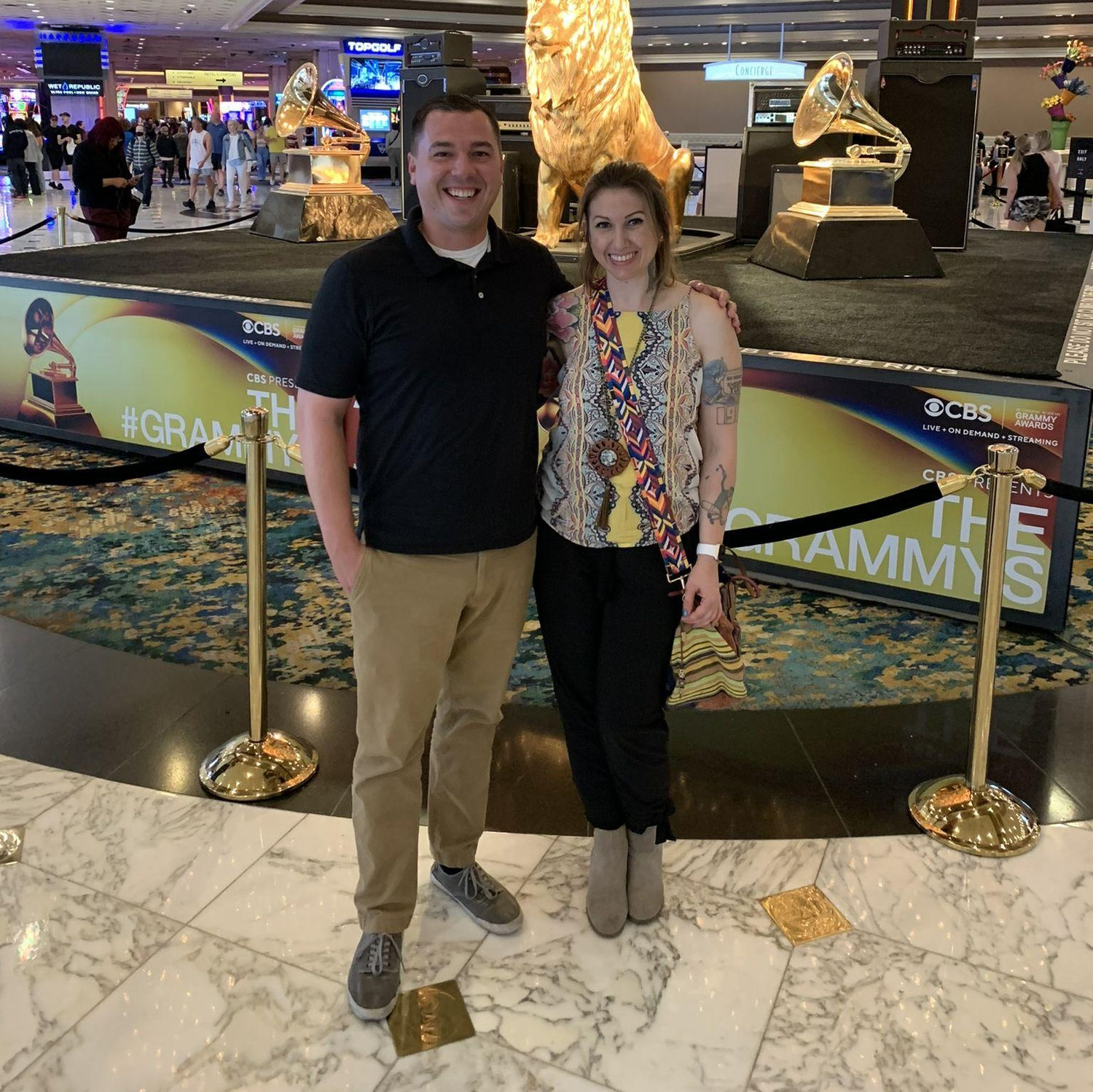 Las Vegas, the Grammies were going on