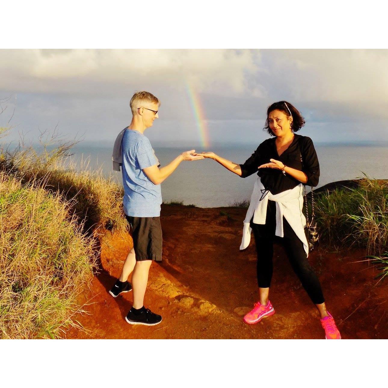 Rainbow Connection (one of my favorite songs, btw). Hawaii, 2016