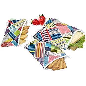 Wegreeco Reusable Snack Bags, (Set of 3) - Blitzed