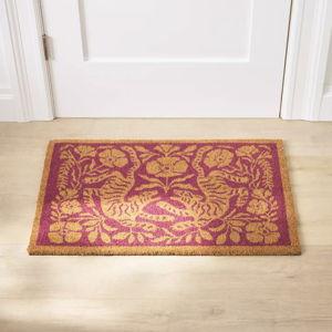 Tiger Printed Coir Doormat