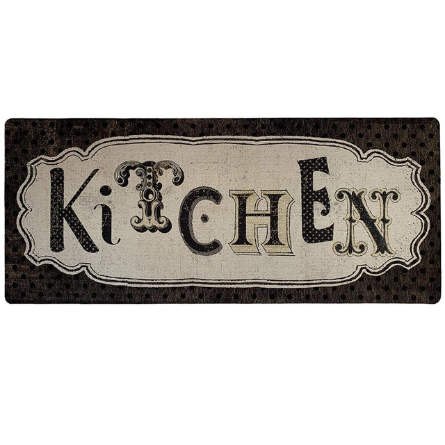 UKELER Kitchen Rugs, Non-Slip Kitchen Floor Mat Waterproof Laundry Room Rug Entry Rug 48’'x20''
