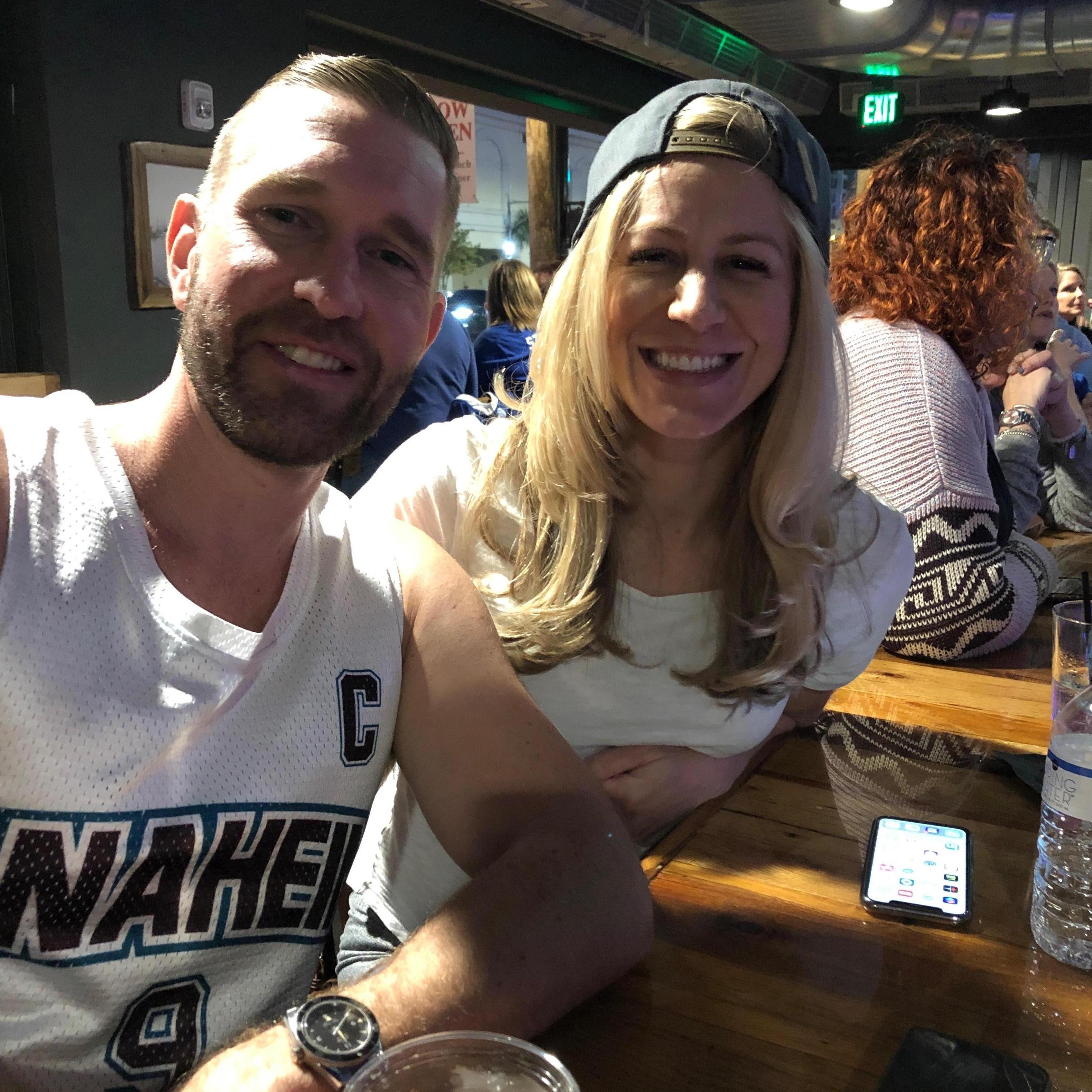Right before the ducks CRUSHED the bolts at Amalie...