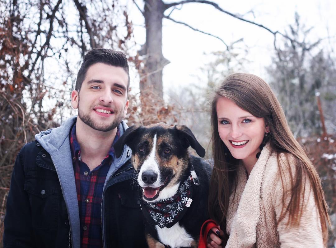 Holiday card pictures with Berkeley