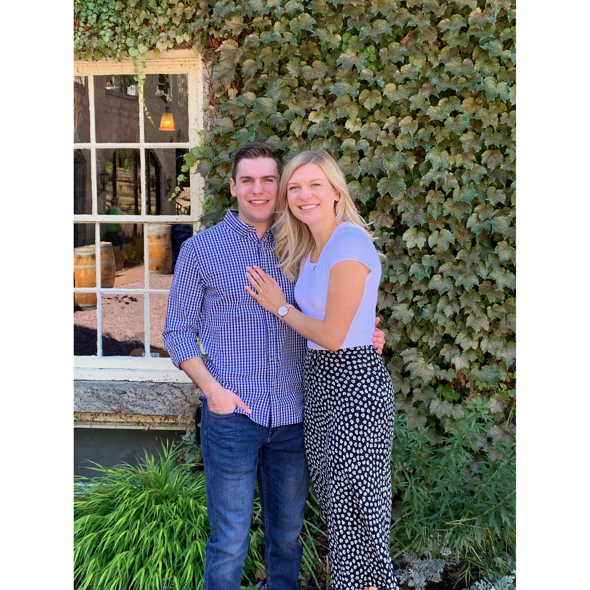 Engagement at Wollersheim Winery!