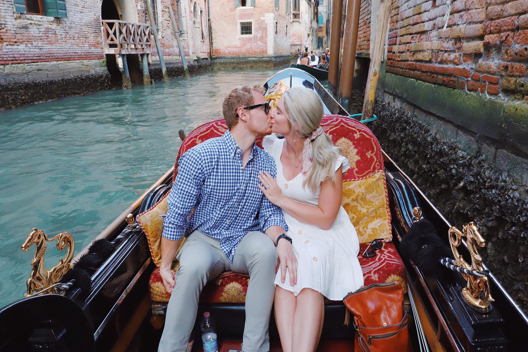 Gondola ride in Venice, Italy.