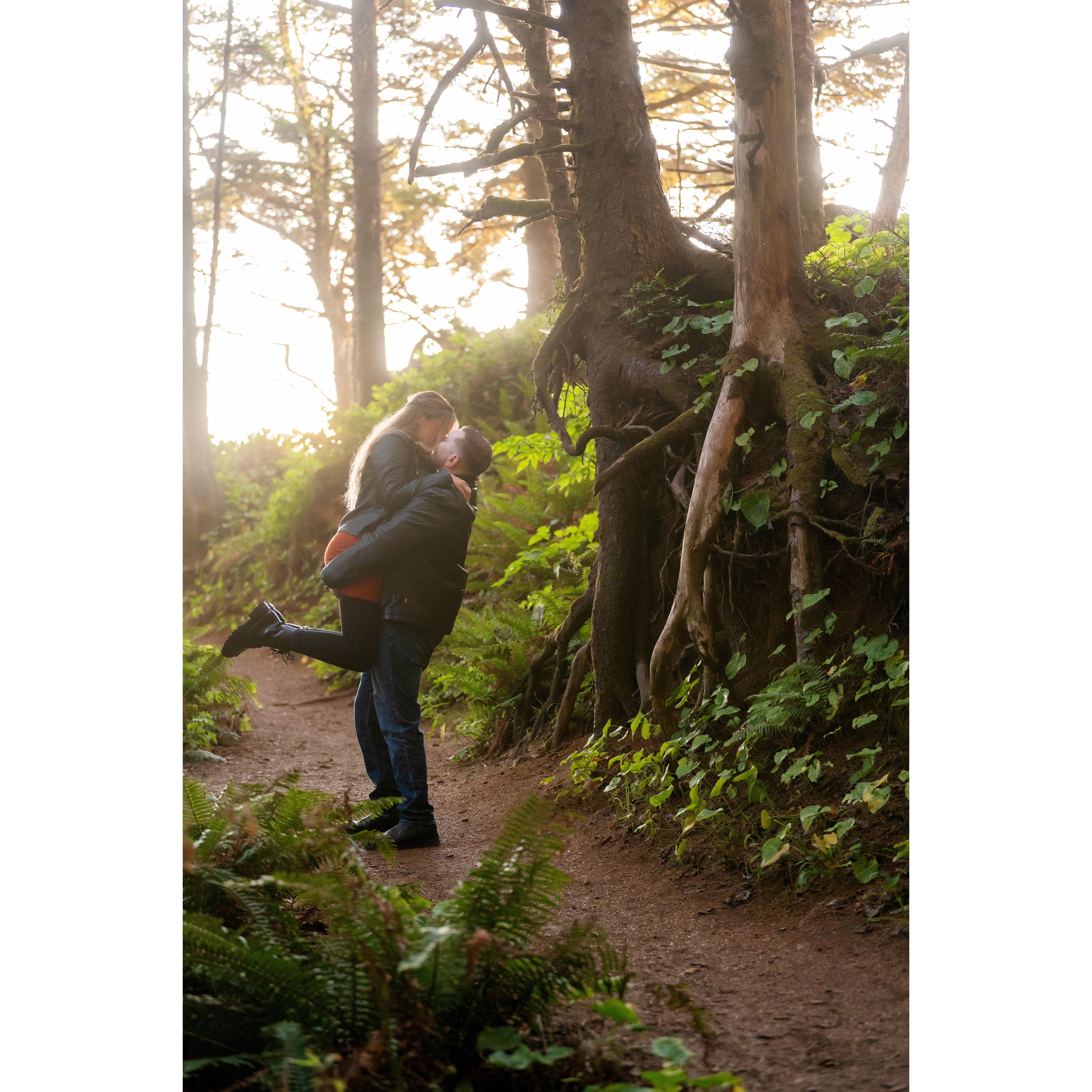 Engagement Photo Shoot. Ecola State Park, OR 9/7/23