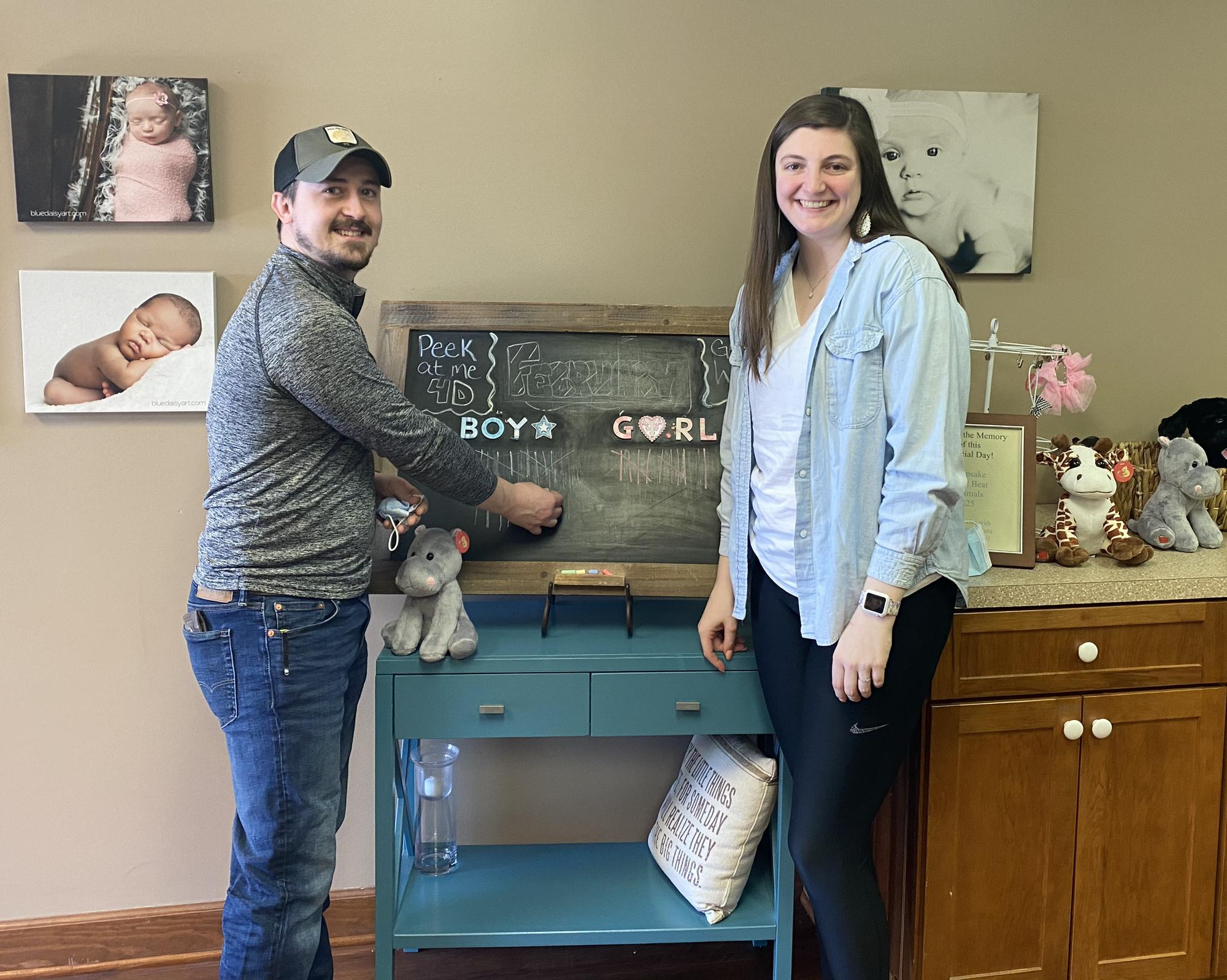 Finding out the gender of our first baby!